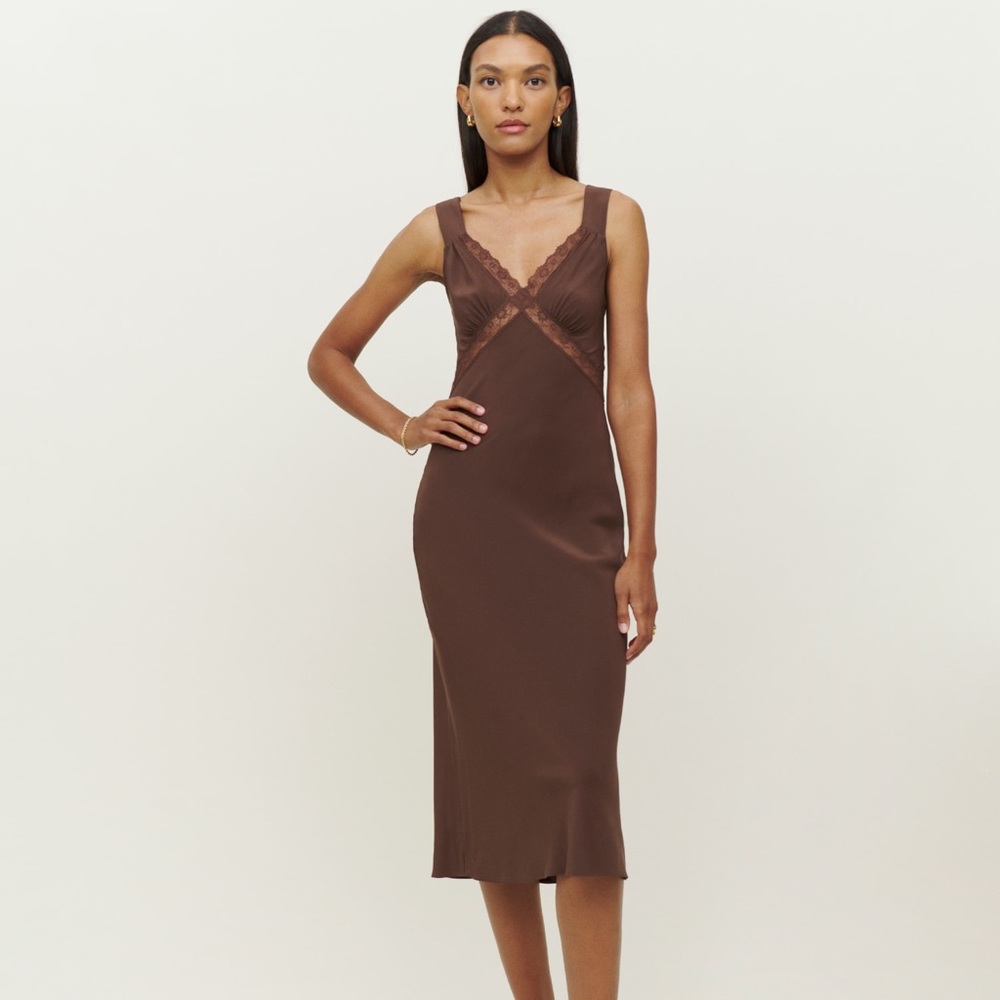 Reformation Provence Silk Dress